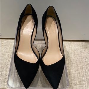 J Crew Black Suede Pumps